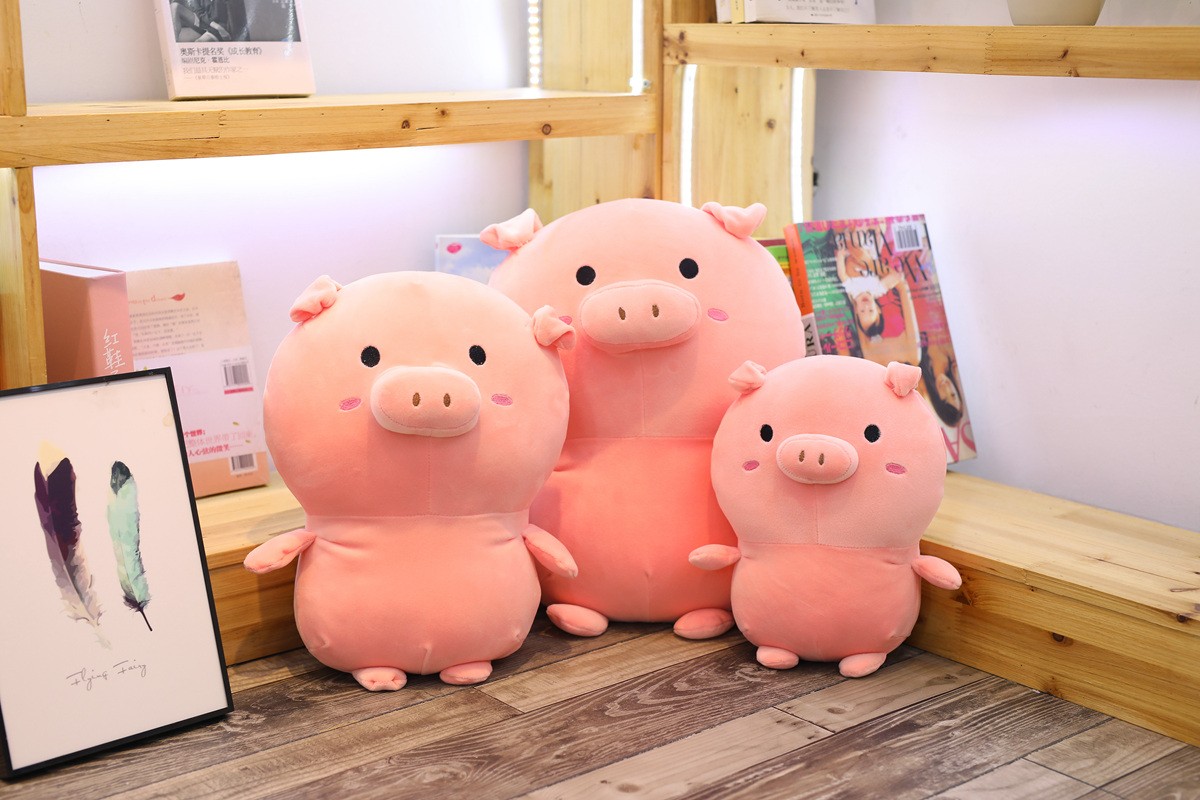 ぬいぐるみ 豚 ブタ 誕生日 クリスマス プレゼント ギフト 結婚祝い 出産祝い 道具 インテリア置物 幸福の豚 38cm Pillow 28 38cm Beluhappines 通販 Yahoo ショッピング