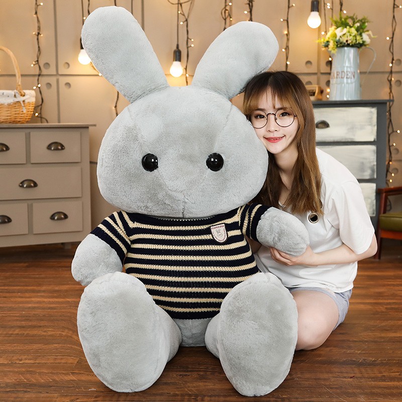 うさぎ　ぬいぐるみ　特大　大きい　兎　抱き枕　クッション　ふわふわ　インテリア雑貨　おしゃれ　誕生日プレゼントの画像