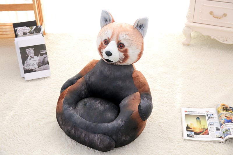 座椅子 一人掛け ソファ リアル 動物クッション ぬいぐるみ 猫 いぬ