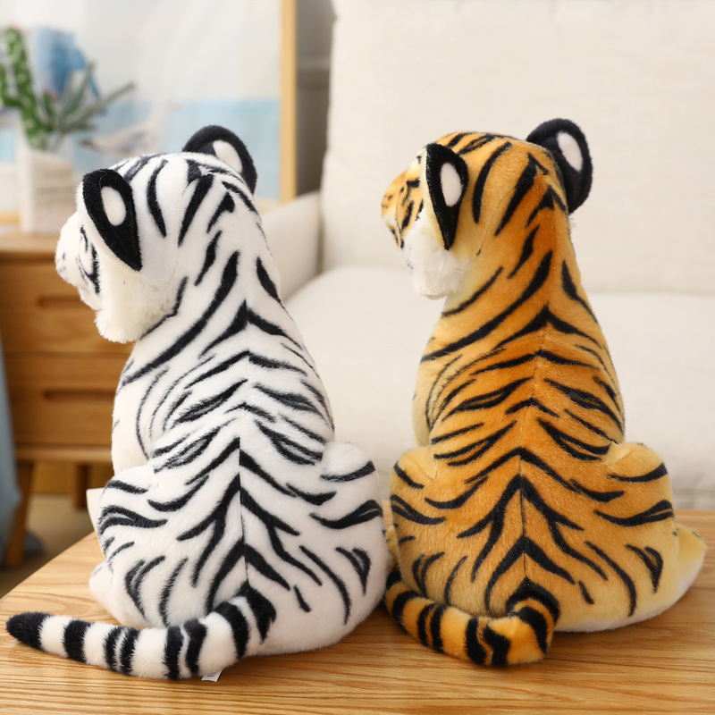 ぬいぐるみ とら 虎 リアル インテリア雑貨 店飾り 景品23cm : tiger 