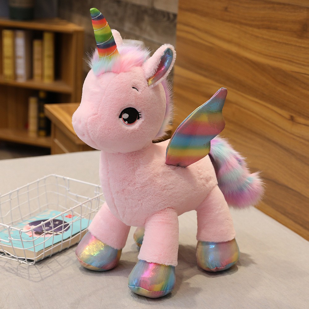 ぬいぐるみ ユニコーン 抱き枕 クッション かわいい もちもち 誕生日プレゼント100cmの画像