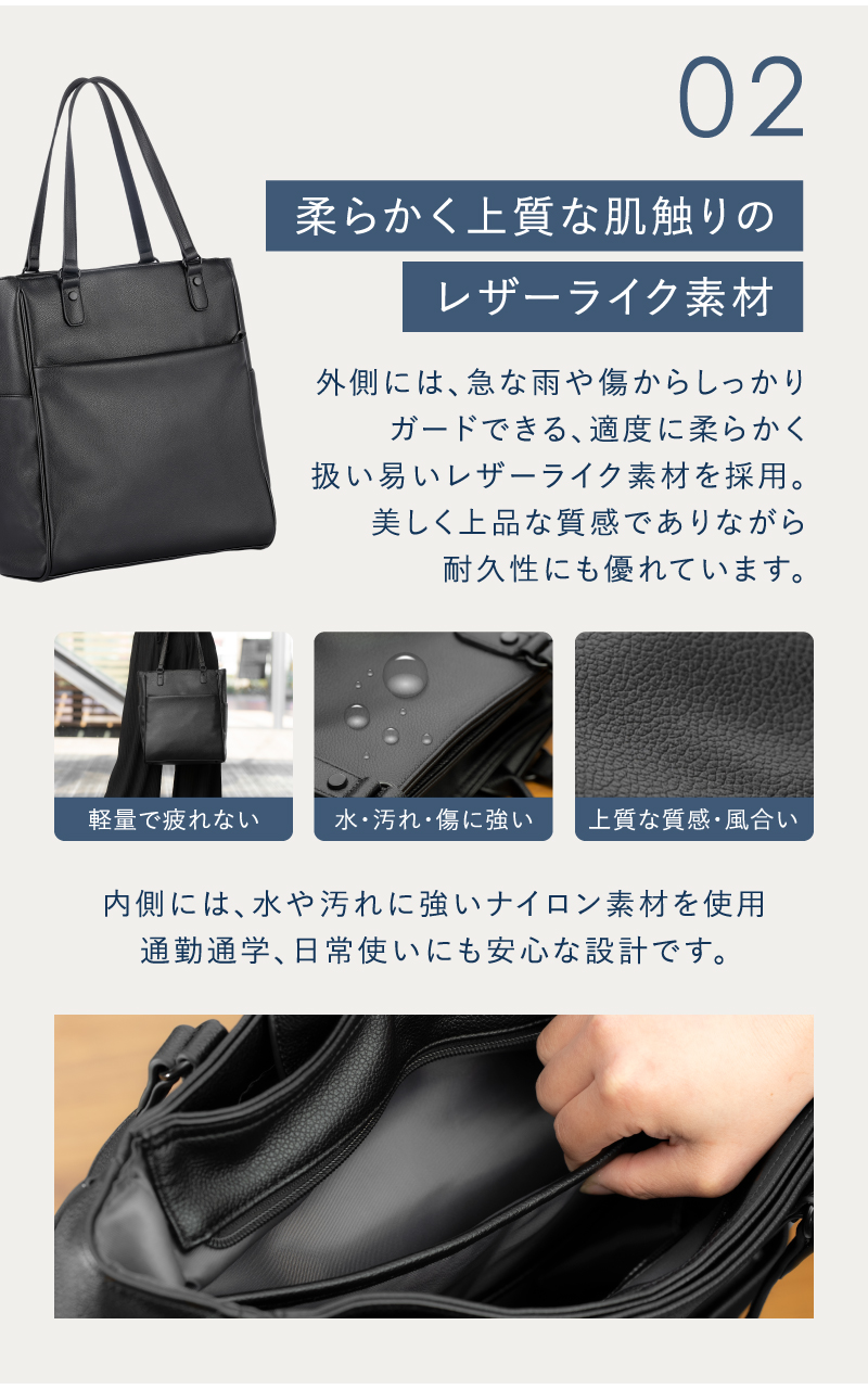 BEMOVITA レディースリュック 3way ビジネスリュック トート ハンドバッグ リュック ビジネス A4 軽量 PC収納 収納 ノートPC バッグ 肩掛け 自立 通勤 母の日の画像