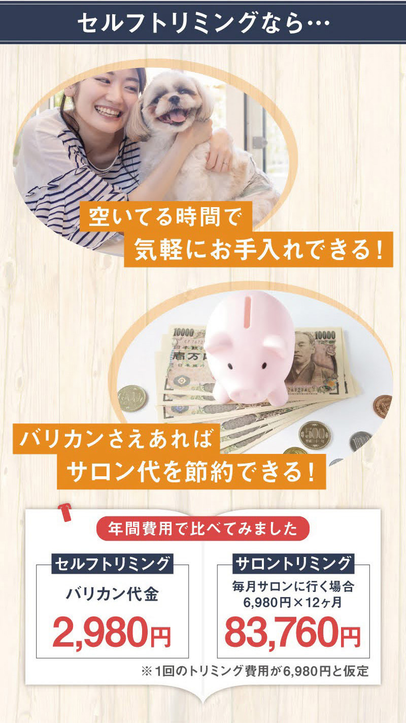 wagreet 犬 猫 バリカン 静音 軽量 ...の詳細画像5