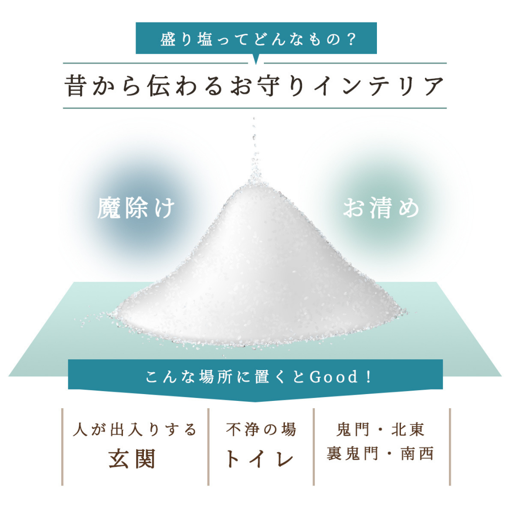 盛り塩 八角皿 風水オルゴナイト 粗塩100g 固め器 布袋付き 初めてでも