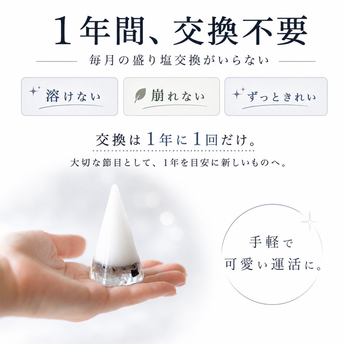 専用❤水入り水晶16個、黒砂あり、気泡あり、多彩 交換不要 盛り塩 モリオン ブラックルチル 2個セット 円すい 玄関 黒