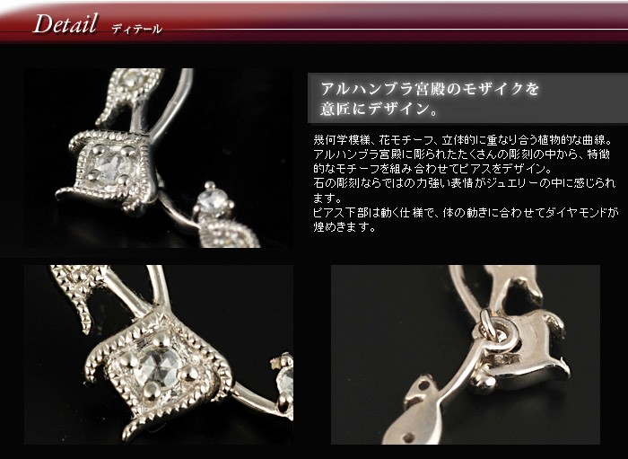 テンポ ローズカットダイヤモンド ブリリアントカットダイヤモンド 