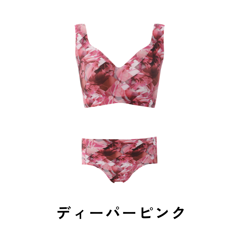 ZEROISM シームレスブラジャーショーツセット S 2組セット シームレスブラ ブラジャー ショーツセット ZEROISM ゼロイズム上下