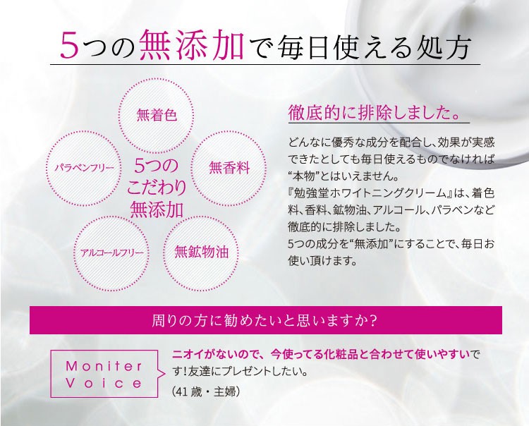 勉強堂 ホワイトニングクリーム 32g 2個購入でもう1個プレゼント 医薬部外品 メール便送料無料  :yo-yumail-4580392000636:くすりの勉強堂 通販 