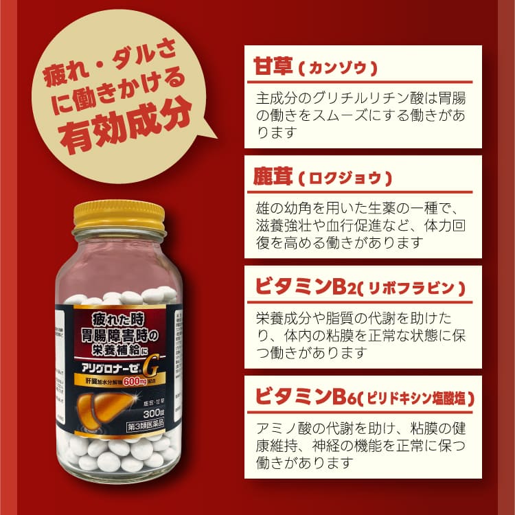 第3類医薬品】 アリグロナーゼG 300錠×3個セット : くすりの勉強堂