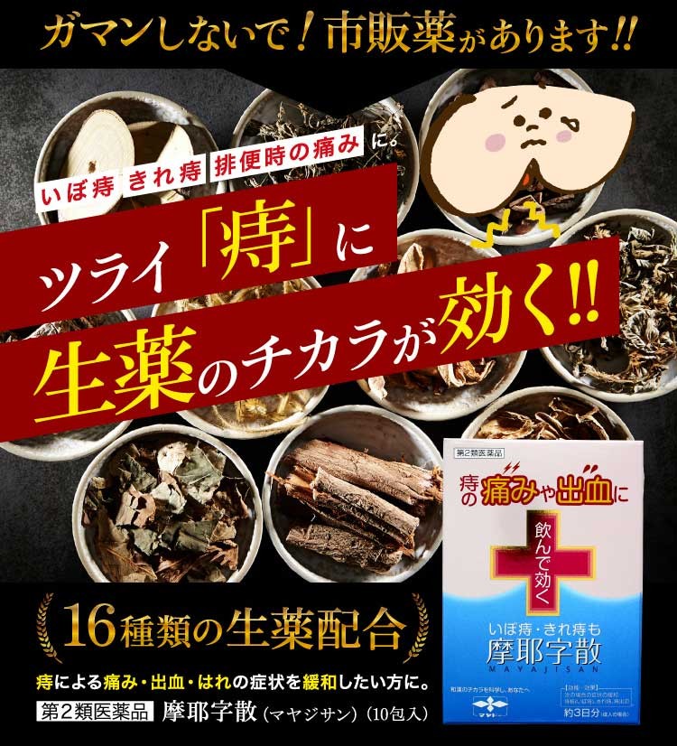 第2類医薬品】 摩耶字散 まやじさん 10包 メール便送料無料 :cs-teikei-4987210322091-yk:くすりの勉強堂 - 通販 -  Yahoo!ショッピング