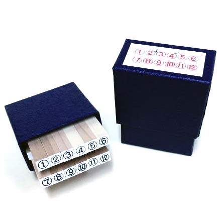 ナンバリングスタンプ 回転印鑑 数字 アルファベット ゴム印 日付印 書類用ゴムスタンプ 多機能8～20桁 大きな15ビット ローラ 日付の回転印・数字の回転印用 交換パッド Mサイズ 青色