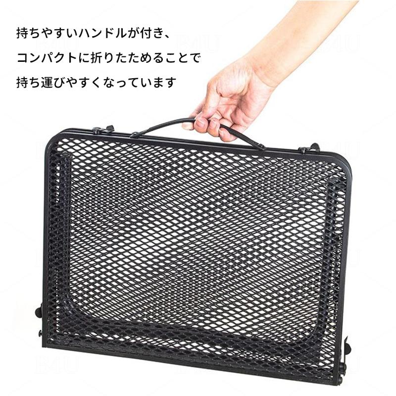 楽天市場】キャンプテーブル メッシュ サイドテーブル付き