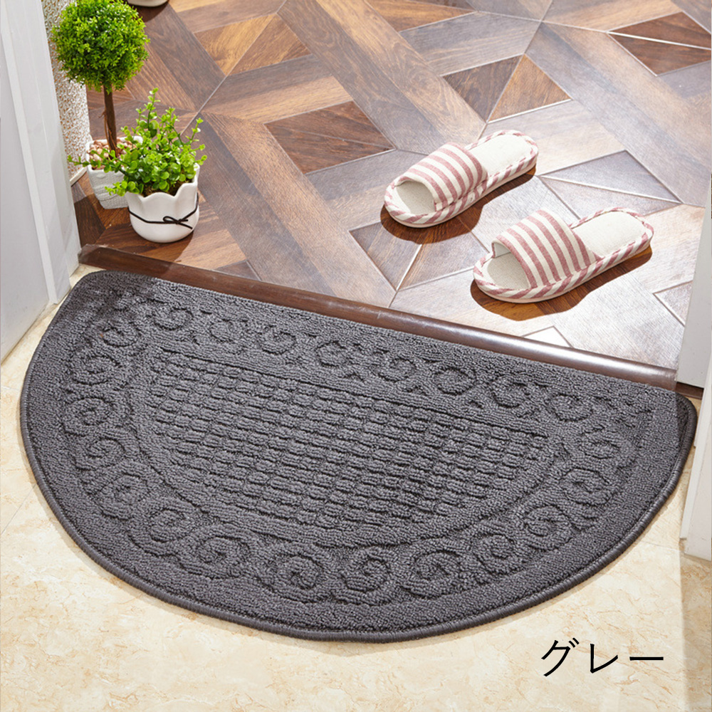 バスマット 40*63CM 48*78CM 洗える ふわふわ お風呂マット 滑り止め 足拭きマット 速乾吸水 マイクロファイバー 浴室 玄関 洗面所 マット ストライプ |  | 01