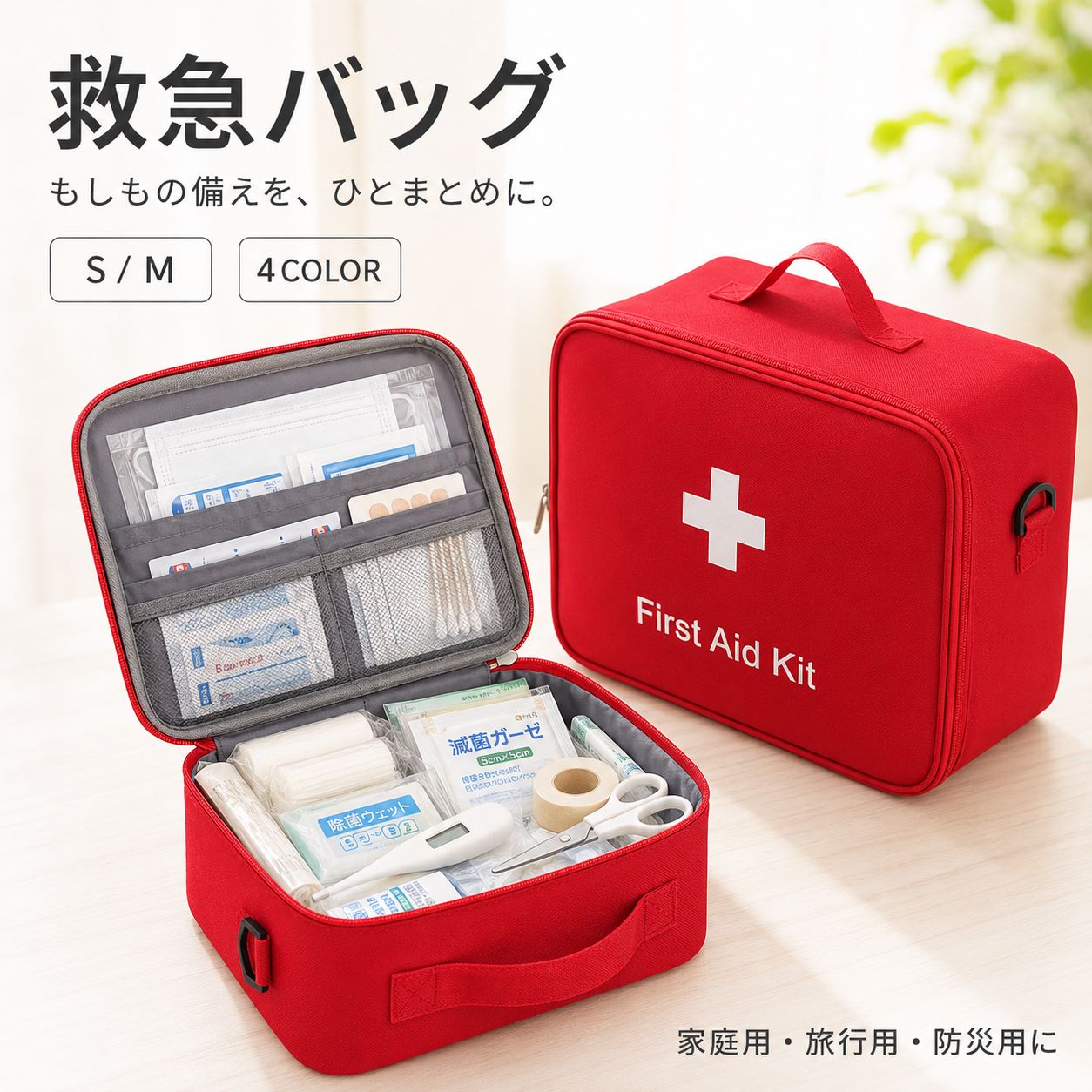 メディカルポーチ 救急バッグ 携帯用 家庭用 登山ポーチ 応急処置 収納