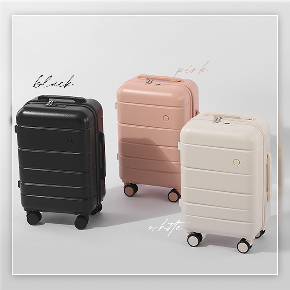 【新品未使用】B4U スーツケース/キャリーケース　ピンク Mサイズ(3〜7泊) ☆クーポン777円OFF♪数量限定☆9/8 23:59終了】B4U スーツ