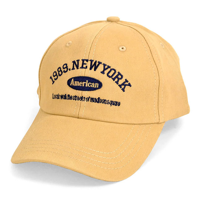 キャップ 帽子 刺繍 英字 ロゴ マーク 1989 NEW YORK レディース メンズ 綿 ベースボールキャップ 帽子 ハット コットン サイズ調節可能 送料無料｜beppin-kobe｜02