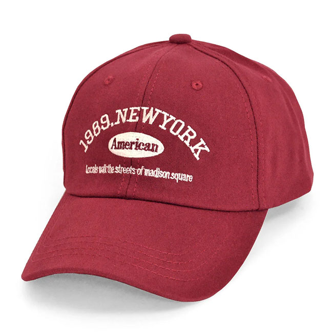 キャップ 帽子 刺繍 英字 ロゴ マーク 1989 NEW YORK レディース メンズ 綿 ベースボールキャップ 帽子 ハット コットン サイズ調節可能 送料無料｜beppin-kobe｜03