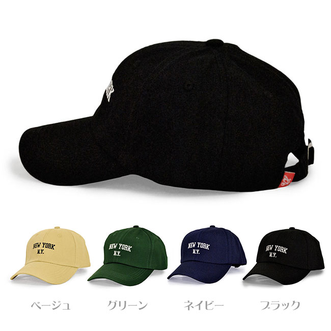 キャップ 帽子 刺繍 英字 ロゴ マーク NEW YORK NY レディース メンズ