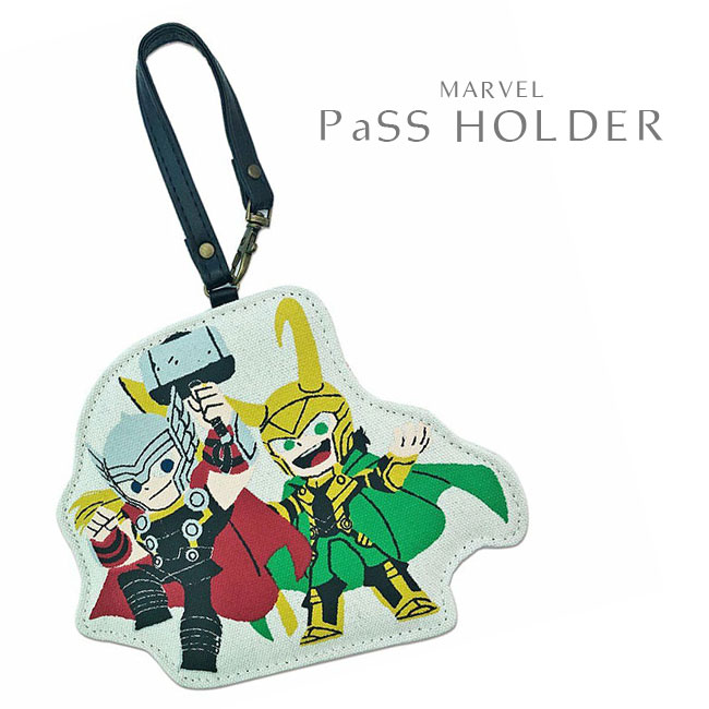 パスケース 定期入れ ダイカット マイティソー ソー＆ロキ シングル 単