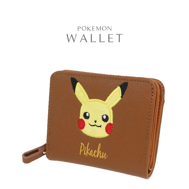 本革三つ折り財布 ピカチュウ ｜【公式】ポケモンセンターオンライン