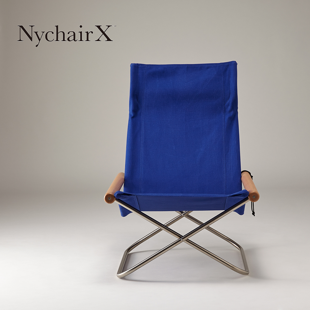 Nychair X ニーチェアｘ ニーチェアエックス NY-103 ホワイト ナチュラル パーソナルチェア 折りたたみ椅子 リクライニングチェア おしゃれ｜berry-kagu｜05
