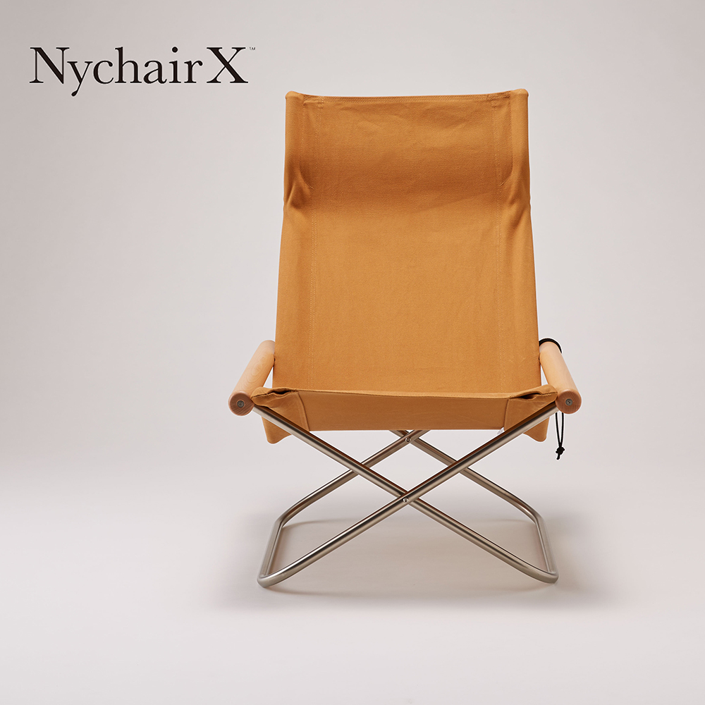 Nychair X ニーチェアｘ ニーチェアエックス NY-103 ホワイト ナチュラル パーソナルチェア 折りたたみ椅子 リクライニングチェア おしゃれ｜berry-kagu｜04
