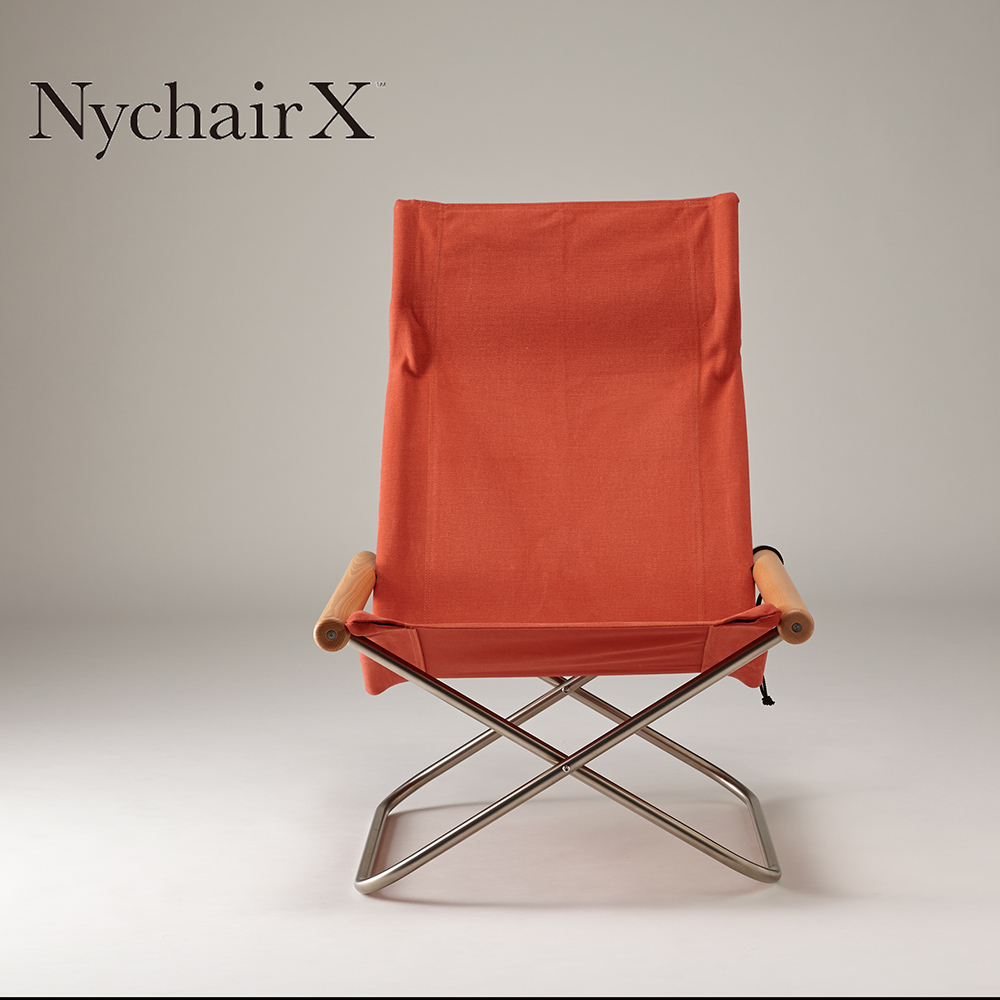 Nychair X ニーチェアｘ ニーチェアエックス NY-103 ホワイト ナチュラル パーソナルチェア 折りたたみ椅子 リクライニングチェア おしゃれ｜berry-kagu｜03