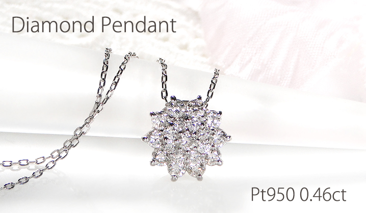 PT950 ダイヤモンドペンダントヘッド0.15ct PT950 ダイヤモンドペンダントヘッド0.15ct