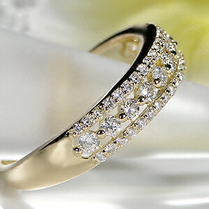 商品画像２ K18YG 0.50ct ダイヤモンド リング