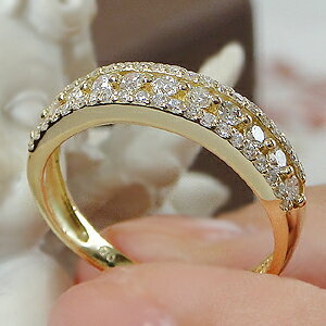 商品画像３ K18YG 0.50ct ダイヤモンド リング