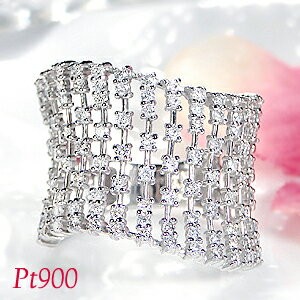 プラチナ PT Pt900 0.85ct ダイヤモンド 透かし リング ジュエリー