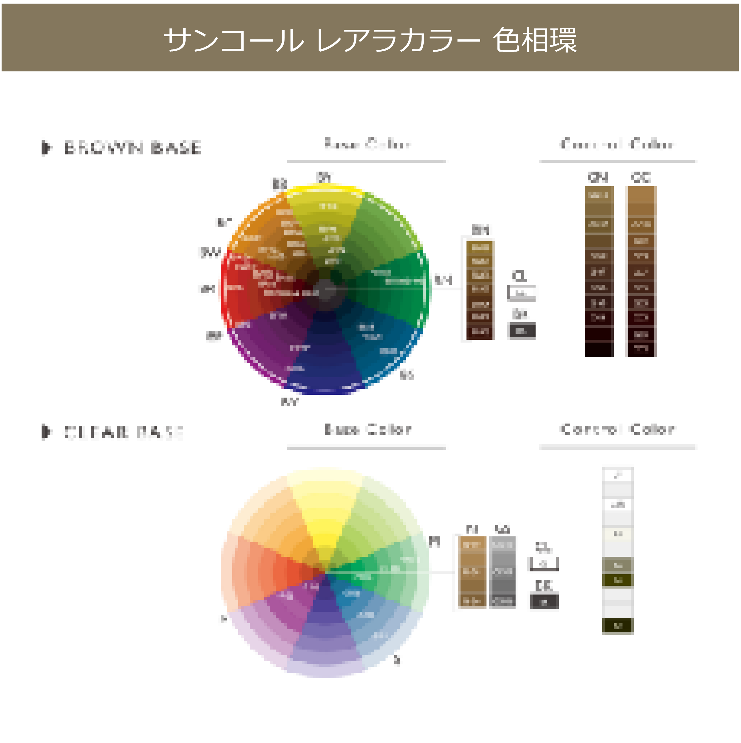 SUNCALL（サンコール） レアラカラー 80g と 1Lオキシセット ブラウン