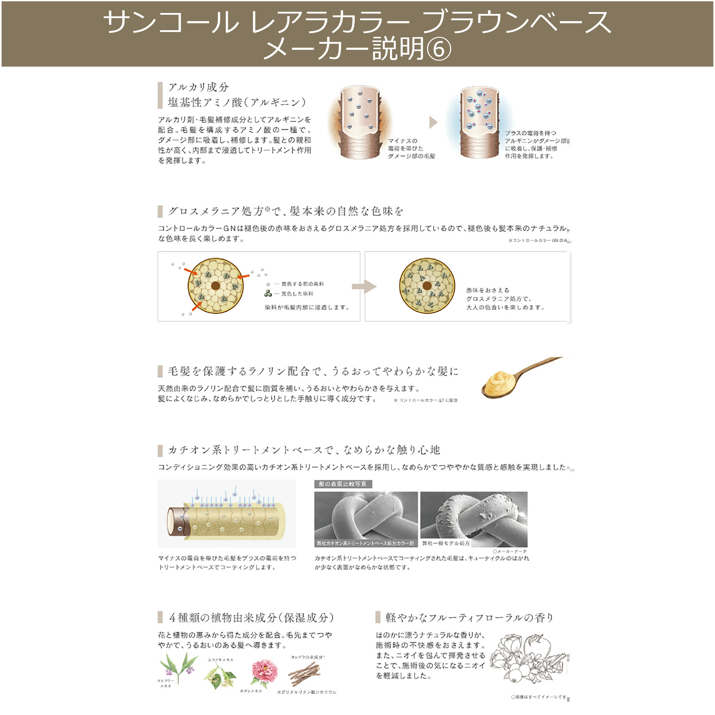 SUNCALL（サンコール） レアラカラー 80g と 1Lオキシセット ブラウン