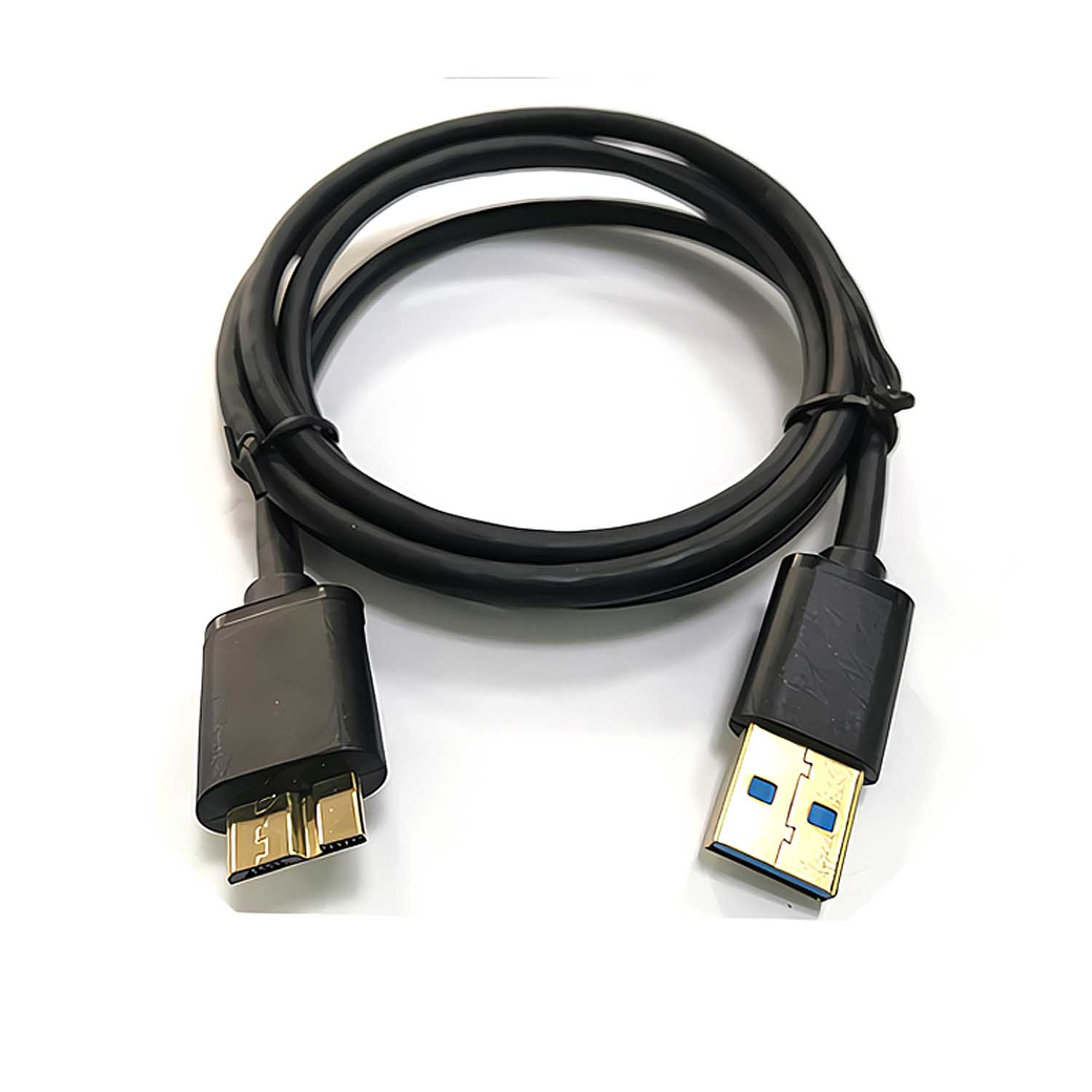 50offクーポン有 Micro USB 3.0 Type-B ケーブル 長さ1m SSD HDD DVD BD microB USB3.0 マイクロB micro type-B 外付け 外付けドライブ ポータブルドライブ