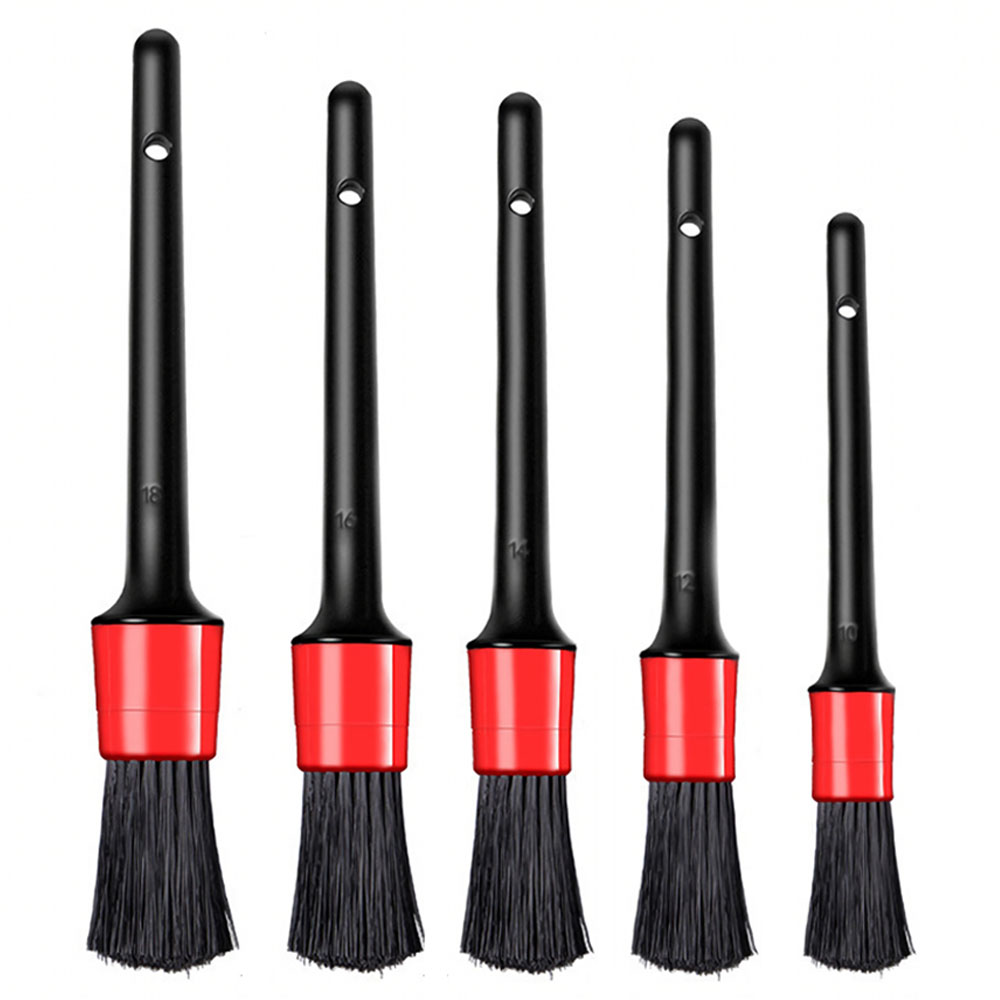 洗車ブラシ 5本 セット 高品質豚毛  ボディ 洗車 愛車 エンブレム パーツ 外装 ホイール 汚れ 豚毛  豚毛ブラシ ボディ用 ホイール用 車内 |  | 01