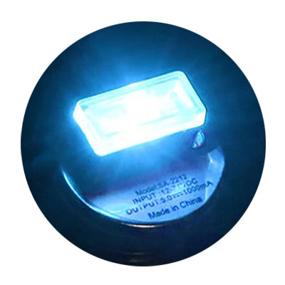 車用 車内 USB イルミライト LED イルミネーション  車内照明 ライト ポート イルミカバー｜berykoko｜06