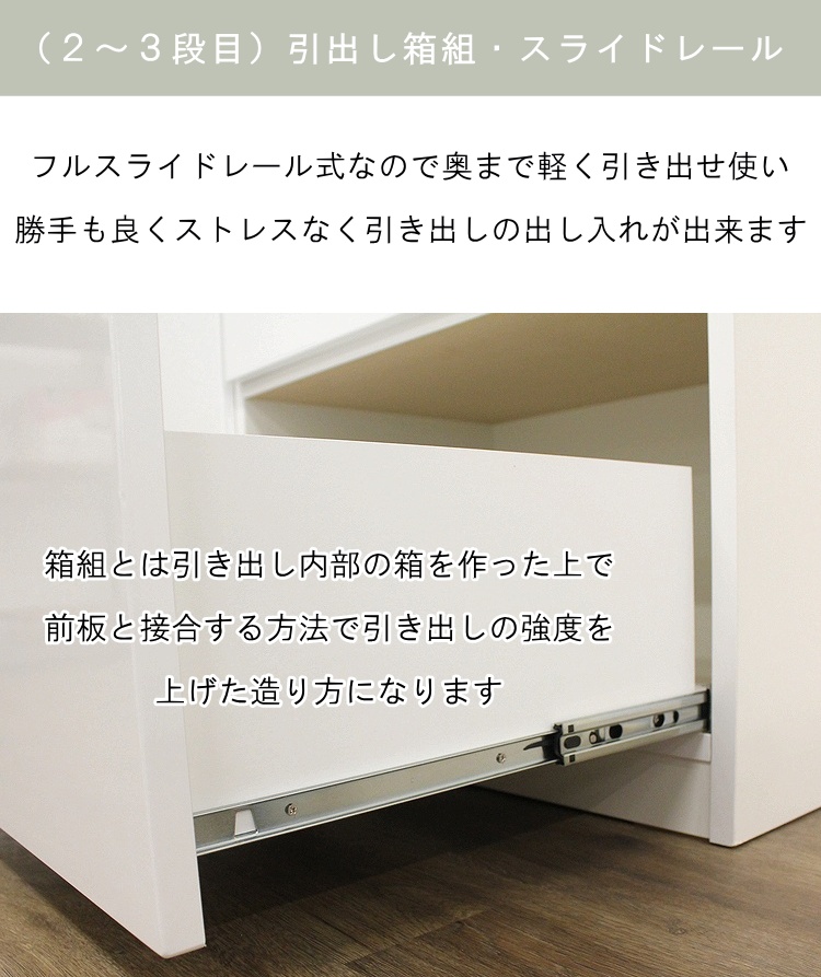 食器棚 キッチンボード レンジ台 ダイニングボード ハイグロスシート スライド扉 引戸 日本製 キッチン収納 完成品 北欧 おしゃれ 国産 開梱設置無料_10