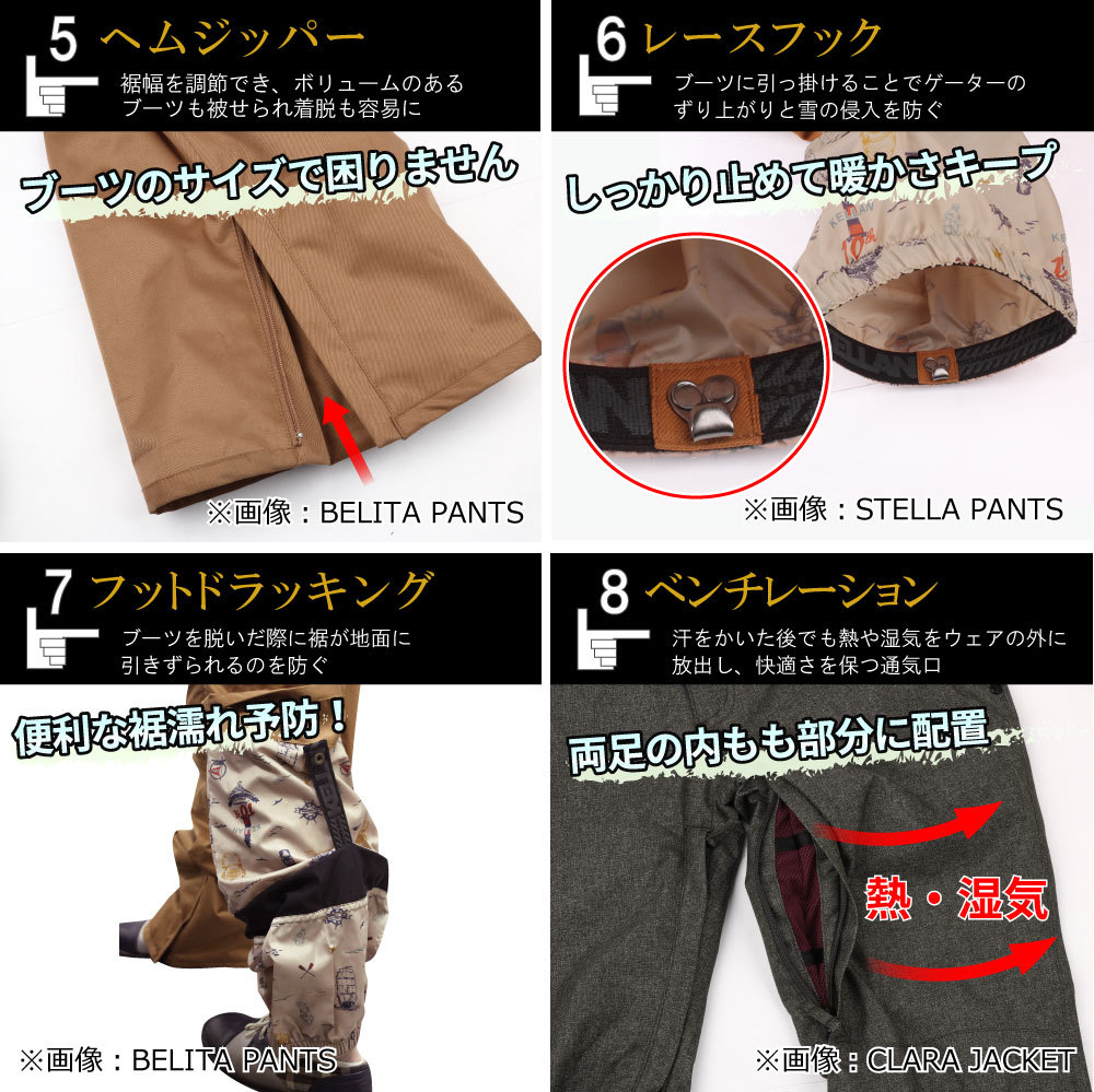 セール KELLAN ケラン スノボ ウェア スキー スノーボード レディース