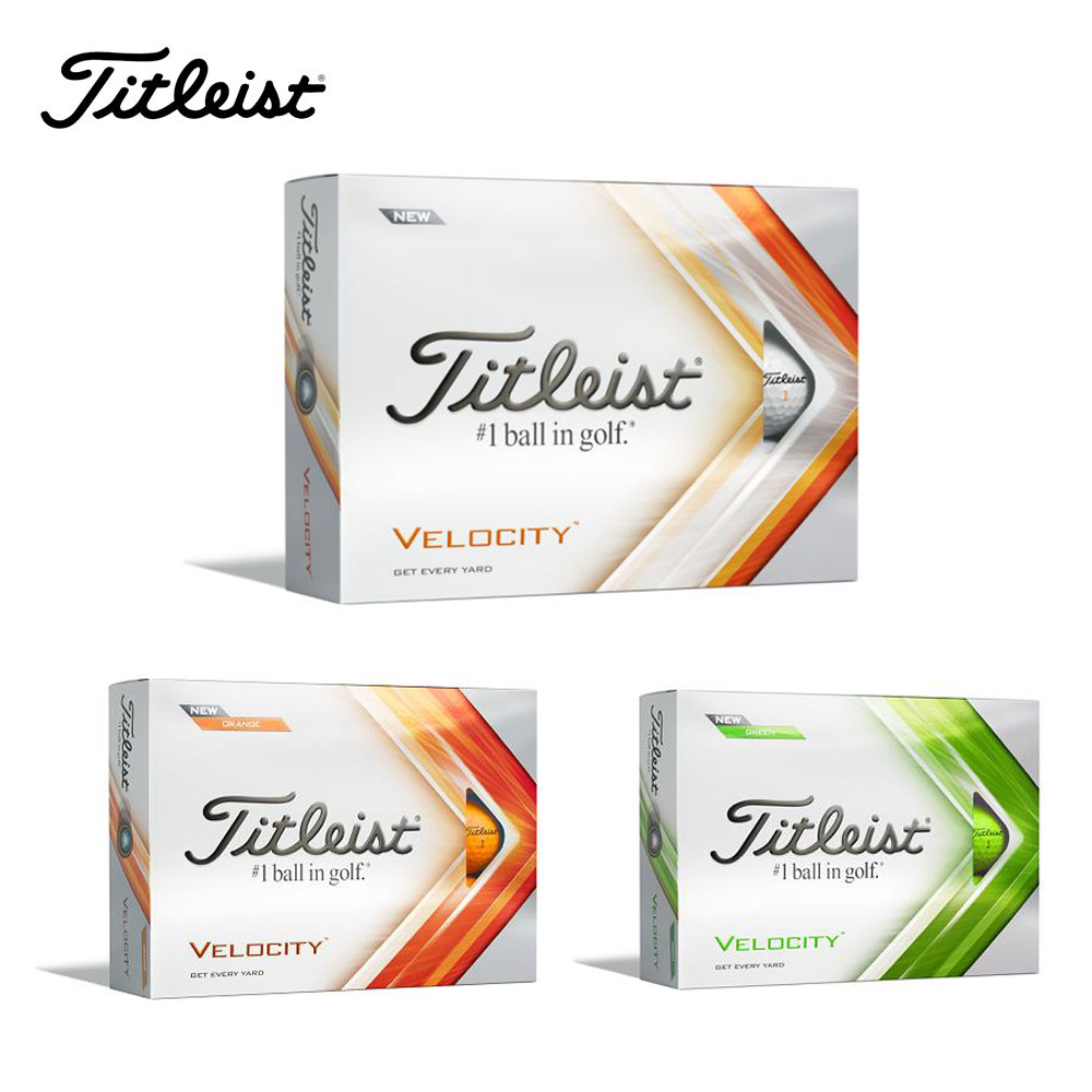 Titleist タイトリスト ベロシティ VELOCITY ゴルフボール 1ダース 12