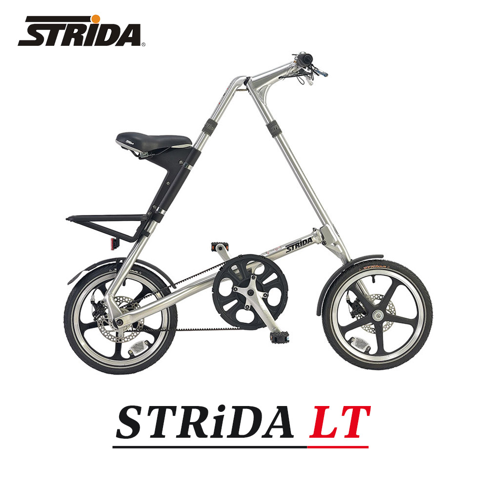 特価 STRiDA ストライダ 自転車 折りたたみ自転車 STRiDA LT 10.6kg 16インチ シングルスピード アルミフレーム 軽量  プレゼント付き 防犯登録 通勤 通学 整備済