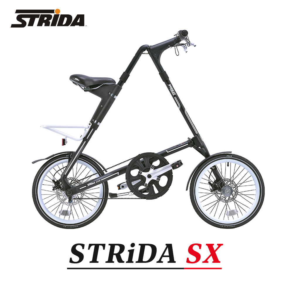 特価 STRiDA ストライダ 自転車 折りたたみ自転車 STRiDA SX 11.5kg 18インチ シングルスピード アルミフレーム 軽量  プレゼント付き 防犯登録 通勤 通学 整備済