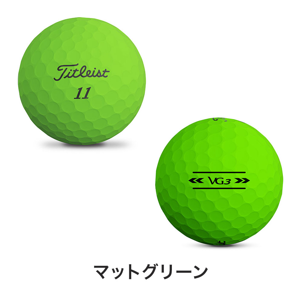 ゴルフボール Titleist VG3 1スリーブ 3球入り タイトリスト 2022年