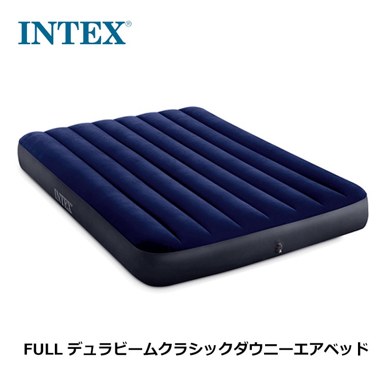 インテックス(Intex) INTEX エアーベッド(ダブルサイズ) ユアサプライムス.com｜INTEX インテックス 電動ポンプ内蔵 エア