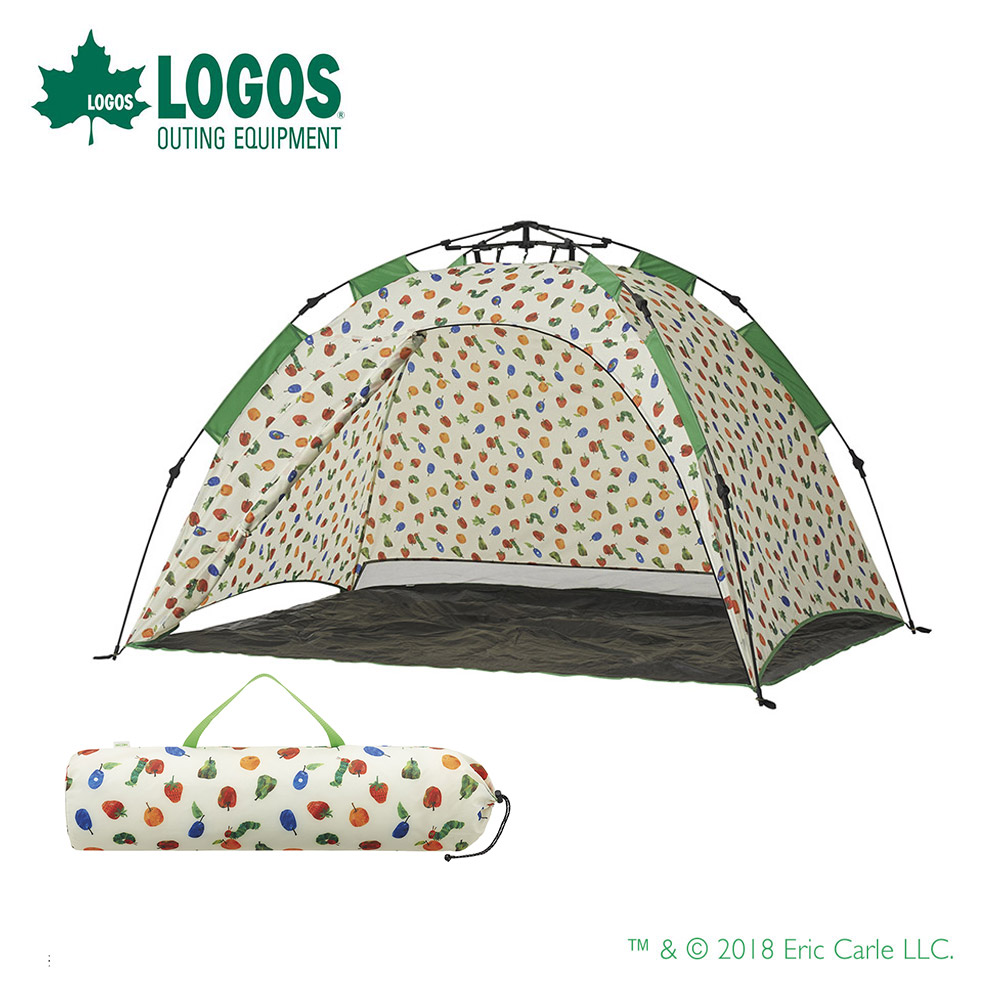 現在最安値　ロゴス　フルシェード　はらぺこあおむし　　LOGOS  テント LOGOS ロゴス アウトドア テント はらぺこあおむし Q-TOP フル