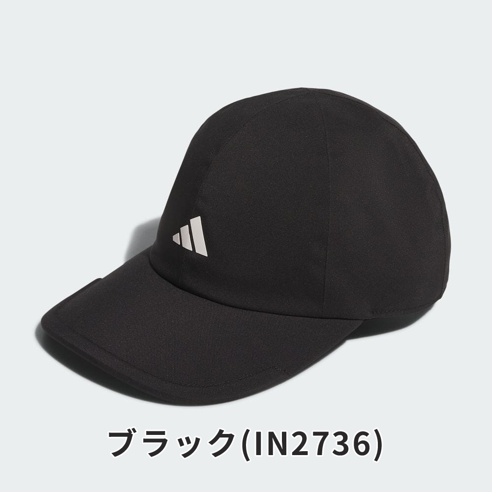 セール adidas アディダス ユニセックス ゴルフウェア 帽子 キャップ 撥水 RAIN.RDY キャップ IHS31 24SS 春夏 カーブ 面ファスナー式バックストラップ | adidas | 01