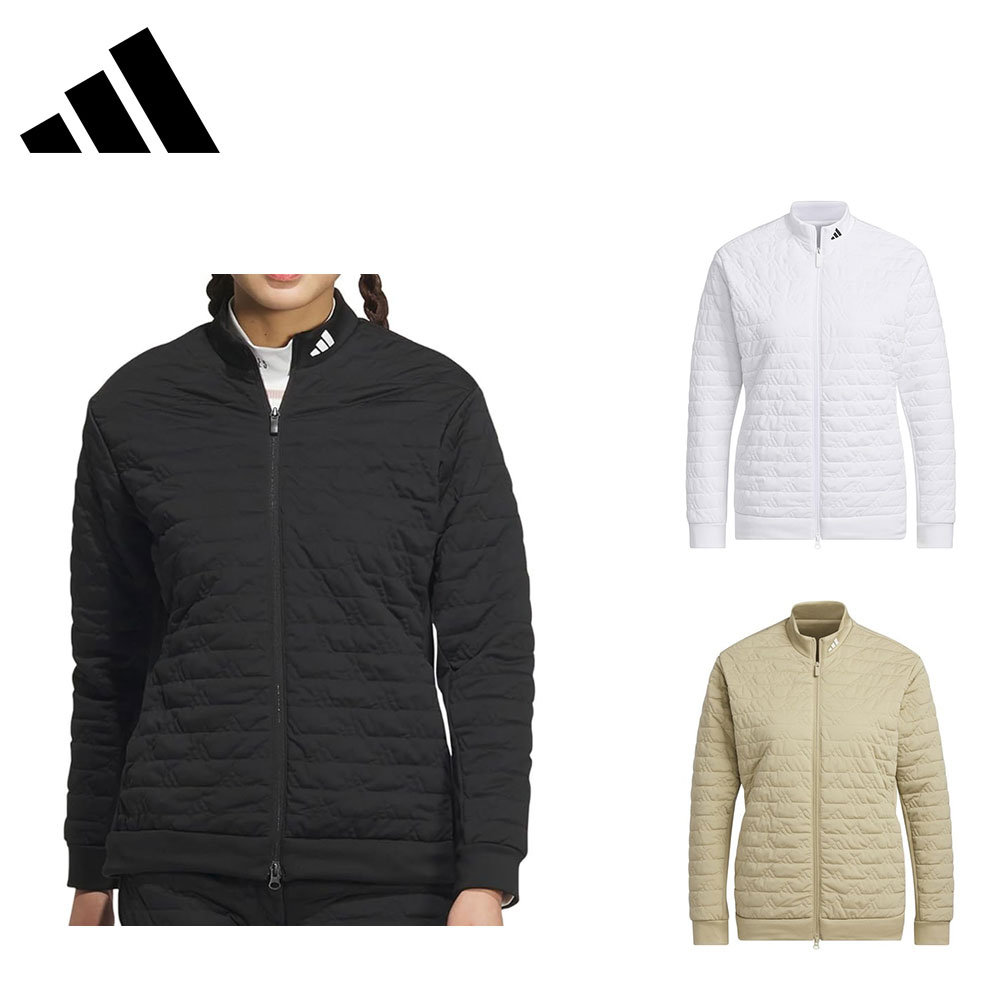 L アディダス　ゴルフ　キルトレイヤード フルジップジャケット　レディース 新品 adidas（アディダス） セール 30%OFF adidas レディース ゴルフウェア