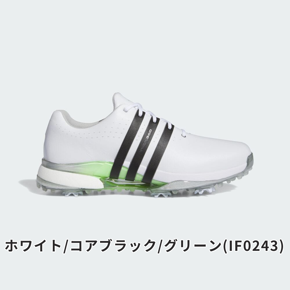 adidas アディダス メンズ ゴルフ シューズ ツアー360 24 MDK77 24SS 春夏 レギュラーフィット トルションブリッジ 7クリートアウトソール｜bespo｜02