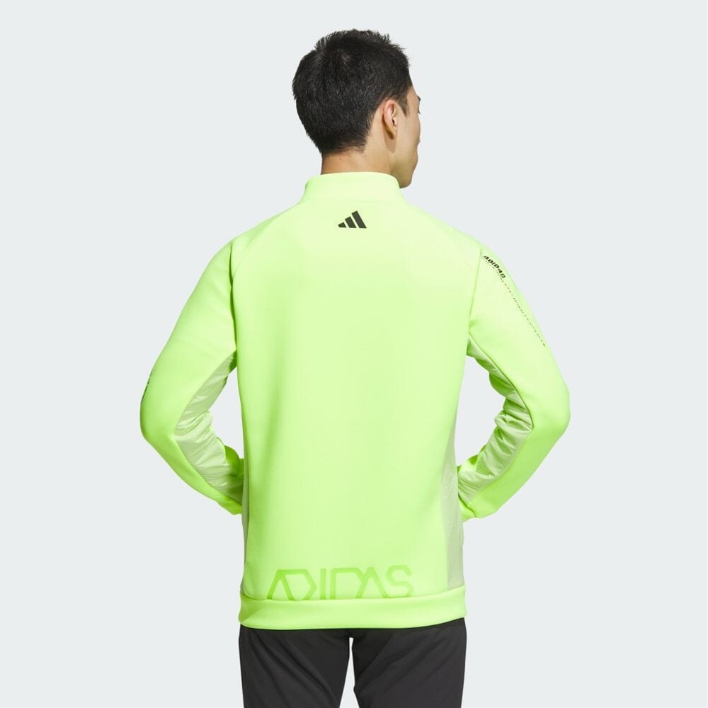 新品 アディダス セットアップ 春物入荷 もちもち ダンボールニット 薄手 長袖 adidas（アディダス） メンズ ゴルフウェア ジャケット ダンボール