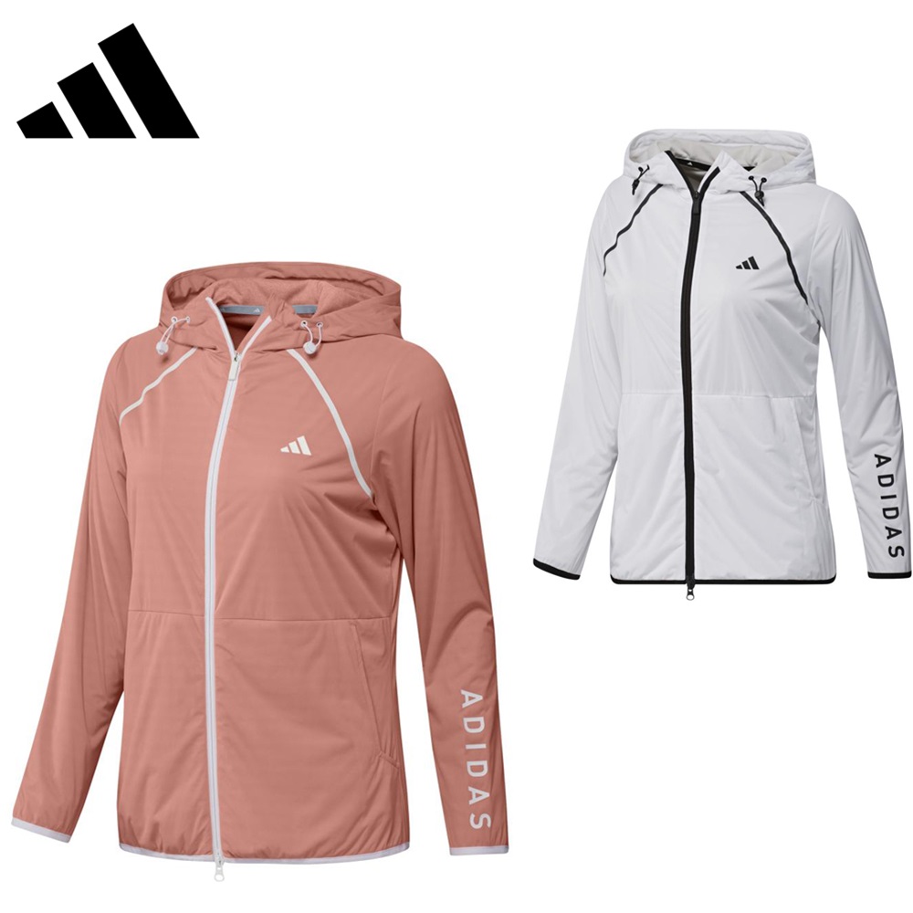 セール adidas アディダス レディース ゴルフウェア ジャケット WIND.RDY 防風 撥水 ストレッチジャケット MKS67 23FW 秋冬