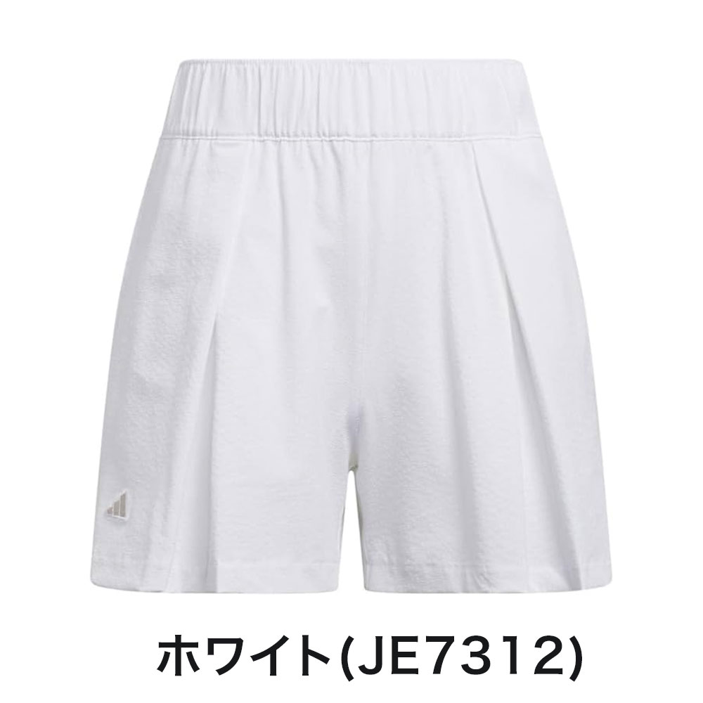 ゴルフ レディース ジーフォア ショートパンツ 短パン（ホワイト）Sサイズ アディダス ゴルフウェア レディースショートパンツ（ゴルフ用品